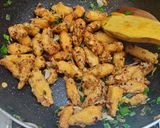 A picture of step 6 of Baby Corn pepper fry.