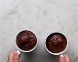 A picture of step 4 of Chocolate hazelnut mug cqkes.