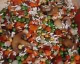 Pas rețetă Franjuri din piept de pui cu amestec de legume congelate 2 fotografie