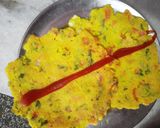 चीला(Chilla recipe in Hindi) रेसिपी चरण 5 फोटो