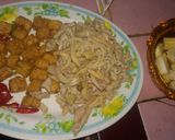 Foto langkah ke 1 dari resep Tumis Usus Ayam Kombinasi.