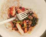 A picture of step 7 of Quinoa, Chicken, and bean stir fry.