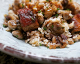 Foto del paso 6 de la receta: Arroz de butifarra negra, costillas y habitas baby