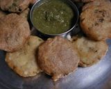A picture of step 6 of Aloo sabudana vada.
