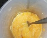 A picture of step 2 of Two cheese and cherry tomato omelette :).