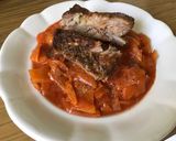 Paradicsomos káposzta, sült oldalassal recept fázis 6 fotója