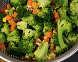 A picture of step 1 of Broccoli Salad.