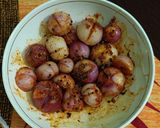 A picture of step 4 of Instant Onion Pickle.