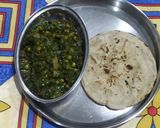 A picture of step 5 of Methi mix sabji.