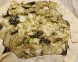 Pesto, aubergine and mozzarella pie recipe step 3 photo
