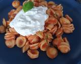 Orecchiette with tomato and burrata cheese recipe step 3 photo