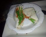 A picture of step 1 of Lettuce sandwich.