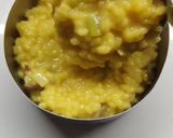 Foto del passaggio 4 della ricetta Risotto zafferano, castagne e cioccolato fondente