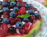 Une image de l'étape 3 de 🍉Tarte Fraîcheur Pastèque Fruits Rouges.