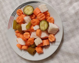 صورة لخطوة 1 من وصفة مخلل مشكل 🥕🥒🥕🌶️
