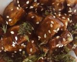 A picture of step 3 of Crispy chili honey tofu.