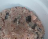 Hình bước làm 1 của món Canh bí đỏ nấu mọc