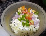 A picture of step 1 of Simple lunch thali with ranch dressing.