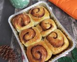 Foto langkah ke 9 dari resep Cinnamon Rolls Tanpa Ulen Tanpa Telur (Margarin).