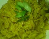 A picture of step 2 of My simple jollof rice wit potatoes an mince meat.
