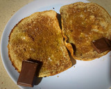 Foto del paso 4 de la receta: Tostadas de pan con semillas de sésamo y lino, chocolate, AOVE y sal marina