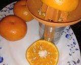 A picture of step 1 of Orange juice.