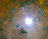 A picture of step 2 of Matar paneer.