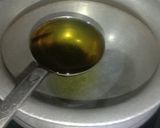 A picture of step 1 of Dal palak.