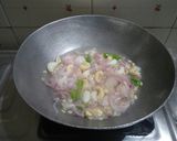A picture of step 1 of Nawabi paneer curry.
