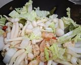 Foto langkah ke 2 dari resep Sayur Tahu Campur Kuah Santan.