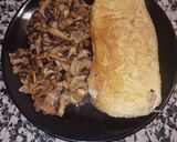 Foto del paso 15 de la receta: Tortilla soufflé y champiñones al ajillo