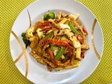 Mie hun goreng tempe
