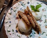 Foto del paso 6 de la receta: Milanesa de berenjena con bochas de arroz blanco