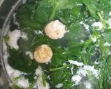 Hình bước làm 2 của món Canh mồng tơi hột vịt muối