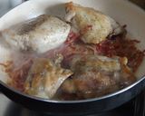 Foto del paso 1 de la receta Contramuslos de pollo con salsa de limón y jamón