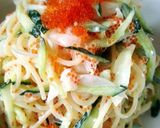 A picture of step 4 of Tobikko Pasta Salad.
