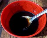 A picture of step 5 of Chocolate Roshogolla.