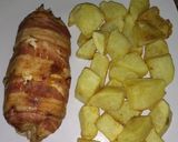Foto del paso 4 de la receta: Pamplona de pollo al verdeo con papas al horno 💣👍🏼