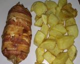 Foto del paso 4 de la receta: Pamplona de pollo al verdeo con papas al horno 💣👍🏼
