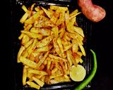 A picture of step 4 of Sweet potato french fries.