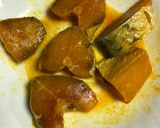 A picture of step 1 of Masor Tenga (Assamese Fish Delicacy).