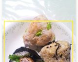 A picture of step 10 of Rice Balls with Tempura Bits and Salted Kelp - Great for Lunchboxes.