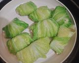 Foto langkah ke 2 dari resep Sawi Gulung Isi Tahu Udang.