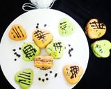 ஹார்ட் ஷேப்டு மக்ரூன்ஸ் (Heart shape macaroons recipe in tamil) ரெசிபி ஸ்டேப் 10 புகைப்படம்