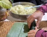 Gambar langkah 2 resipi Kuih lopes.