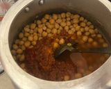 A picture of step 6 of White chana.
