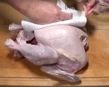 A picture of step 1 of Dry brined Roasted Turkey.