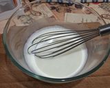 Zöldborsófőzelék, 🫛 sült csirkecombbal🧅🥓🍗🧄 recept fázis 4 fotója