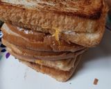 A picture of step 2 of Two Cheese Grilled Sandwiches.