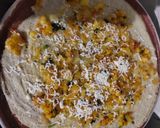 A picture of step 10 of Paneer fries cheese loaded dosa.